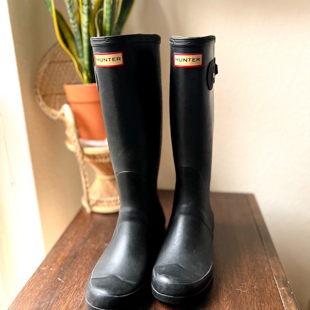 Hunter Black Rain Boots